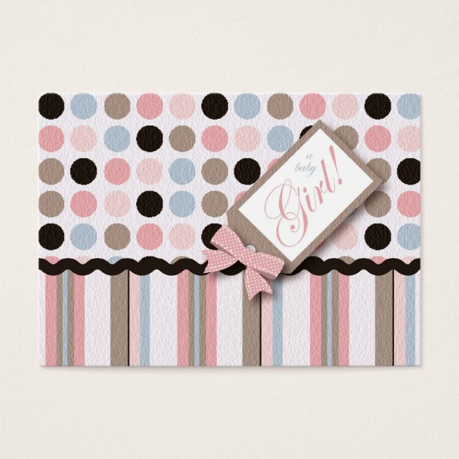 女の子だ！Thank You Notecard (正面)