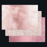 女の子っぽいゴージャスなバラ色の誕生日 ラッピングペーパーシート<br><div class="desc">女の子っぽいゴージャスなバラ色の誕生日</div>