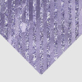 女の子っぽいゴージャス パープル グリッター ストライプ 誕生日 薄葉紙 (詳細)