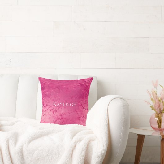 女の子っぽい豪華でおしゃれなピンクの誕生日 クッション (ソファ)