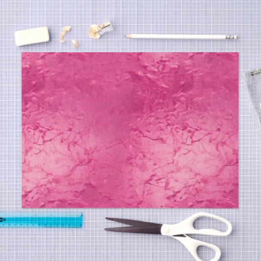 女の子っぽい豪華なチックピンクの誕生日 薄葉紙 (クラフト)