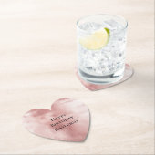 女の子っぽい豪華なバラ色の誕生日 ペーパーコースター (インサイチュ)