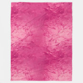 女の子っぽい豪華なピンクの誕生日 フリースブランケット (正面)