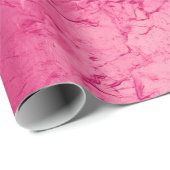 女の子っぽい豪華なピンクの誕生日 ラッピングペーパー (ロールコーナー)