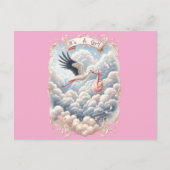 女の子です ポストカード (正面)