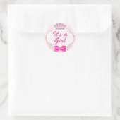 女の子です ラウンドシール (バッグ)