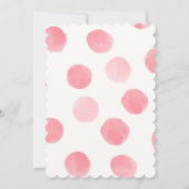 女の子です 案内状 (裏面)