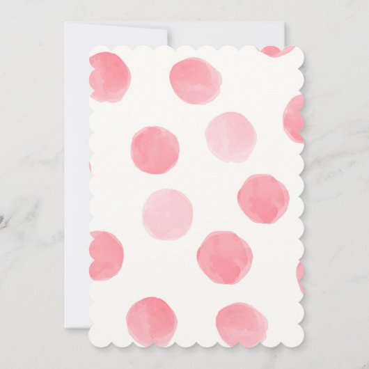 女の子です 案内状 (裏面)