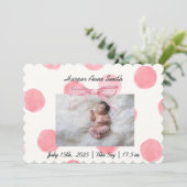 女の子です 案内状 (スタンド正面)