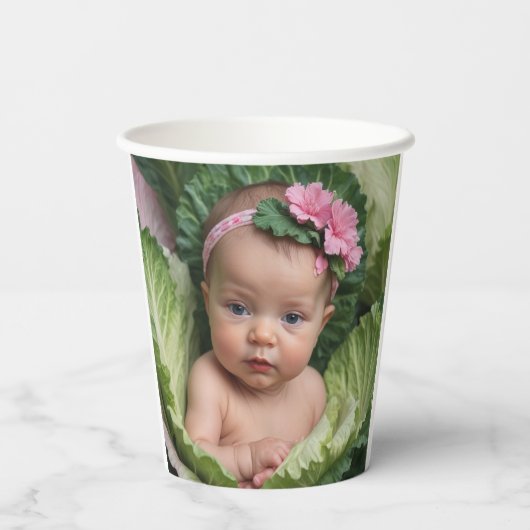 女の子です 紙コップ (裏面)