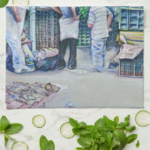 女の子ではなく女の子 キッチンタオル (折り畳み)