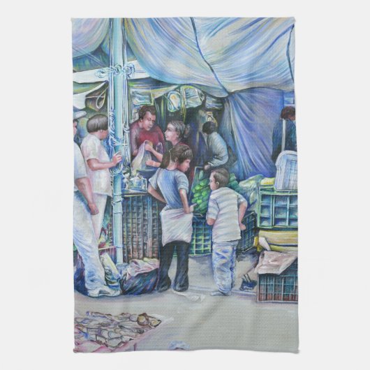 女の子ではなく女の子 キッチンタオル (縦)