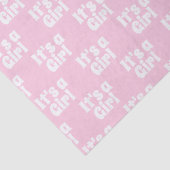 女の子で淡いピンクの白い赤ちゃんシャワーのギフトTis 薄葉紙 (詳細)