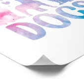 女の子で犬が大好き ポスター (角)