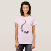 女の子で親友 Tシャツ (正面フル)