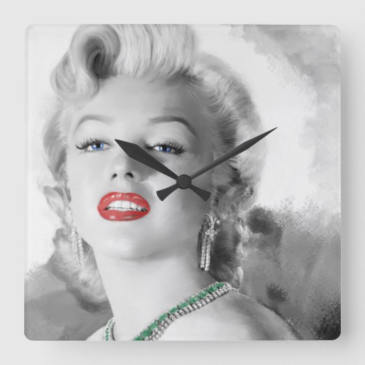 女の子で親友I スクエア壁時計 (正面)