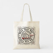 女の子として生まれて トートバッグ (裏面)