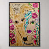 女の子とその犬 ポスター (正面)