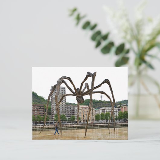 「女の子とクモです」 ファンタジーママンは落ちぶれている ポストカード (スタンド正面)