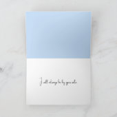 女の子とゴールデン考えレトリバーの君 カード (内部)