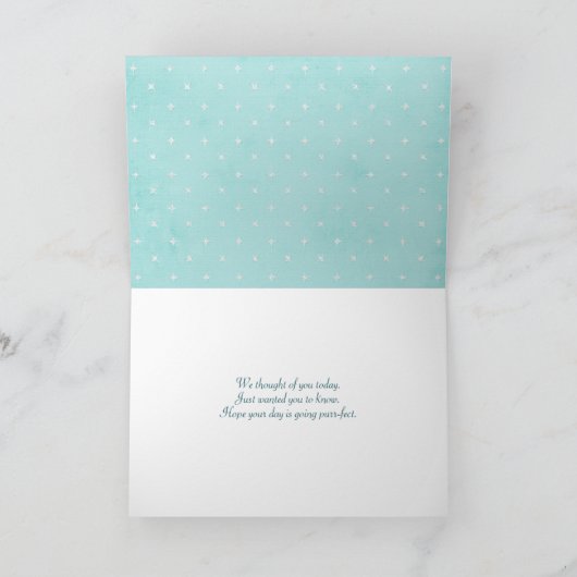 女の子とタビー猫 カード (内部)