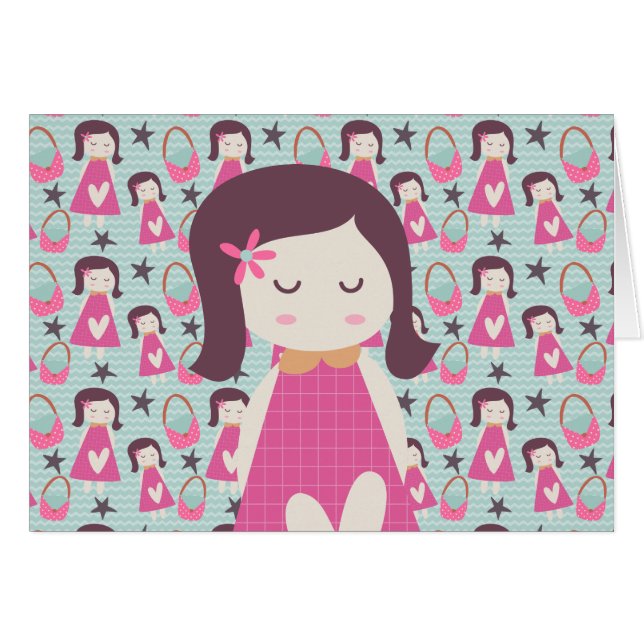 女の子とハンドバッグ (正面横)