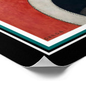 「女の子とパグ」アールデコプリントby Gerda Wegener ポスター (角)