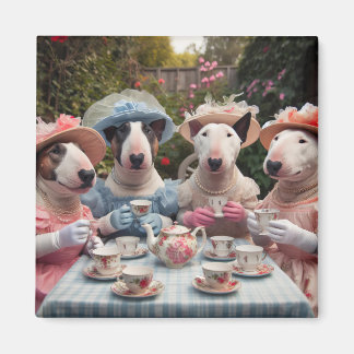 女の子とパーティーを茶にする マグネット