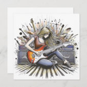 女の子とミュージカル (正面/裏面)