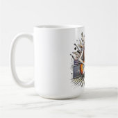 女の子とミュージカル コーヒーマグカップ (左)