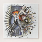 女の子とミュージカル ジグソーパズル (横)