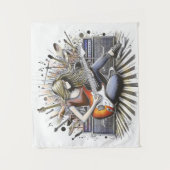 女の子とミュージカル タペストリー (正面)