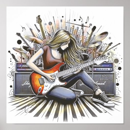 女の子とミュージカル ポスター (正面)