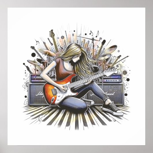 女の子とミュージカル ポスター (正面)