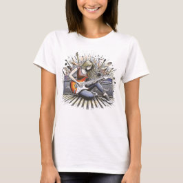 女の子とミュージカル Tシャツ