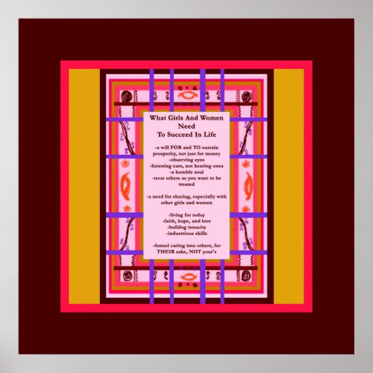 女の子と女の子が何を必要とするか、人生のポスターで成功 ポスター (正面)