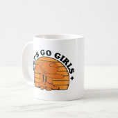 女の子と女の子の夜に行こう コーヒーマグカップ (正面左)