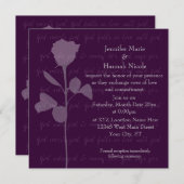 女の子と女の子 招待状 (正面/裏面)