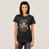 女の子と女性のためのオウムのギフトTシャツ Tシャツ (正面フル)