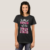 女の子と女性のための狩り – ツリースタの女王 Tシャツ (正面フル)