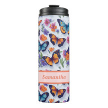 女の子と女性のための蝶と花