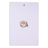 女の子と子猫カスタマイズ可能な子供 ミニクリップボード (裏面)