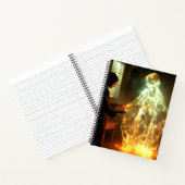 女の子と幽霊 ノートブック (内部)