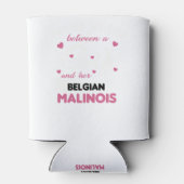 女の子と彼女のベルギーのマリノワの間に決して立たない 缶クーラー (裏面)