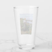 女の子と彼女のペットの鳩（若い女性と鳥） タンブラーグラス (裏面)