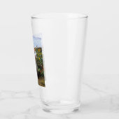 女の子と彼女のペットの鳩（若い女性と鳥） タンブラーグラス (左)