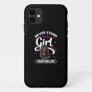 女の子と彼女の新しいファンドランドの間に立つことは決してない iPhone 11 ケース
