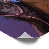 女の子と恐竜 ポスター (角)