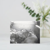 女の子と犬… ポストカード (スタンド正面)