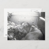 女の子と犬… ポストカード (正面/裏面)